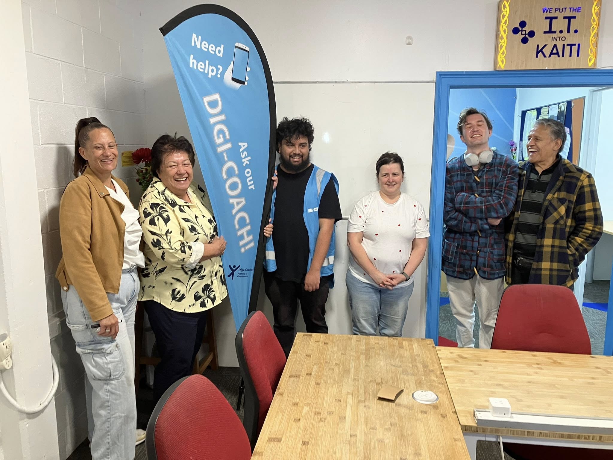 Digi-Coach providing support