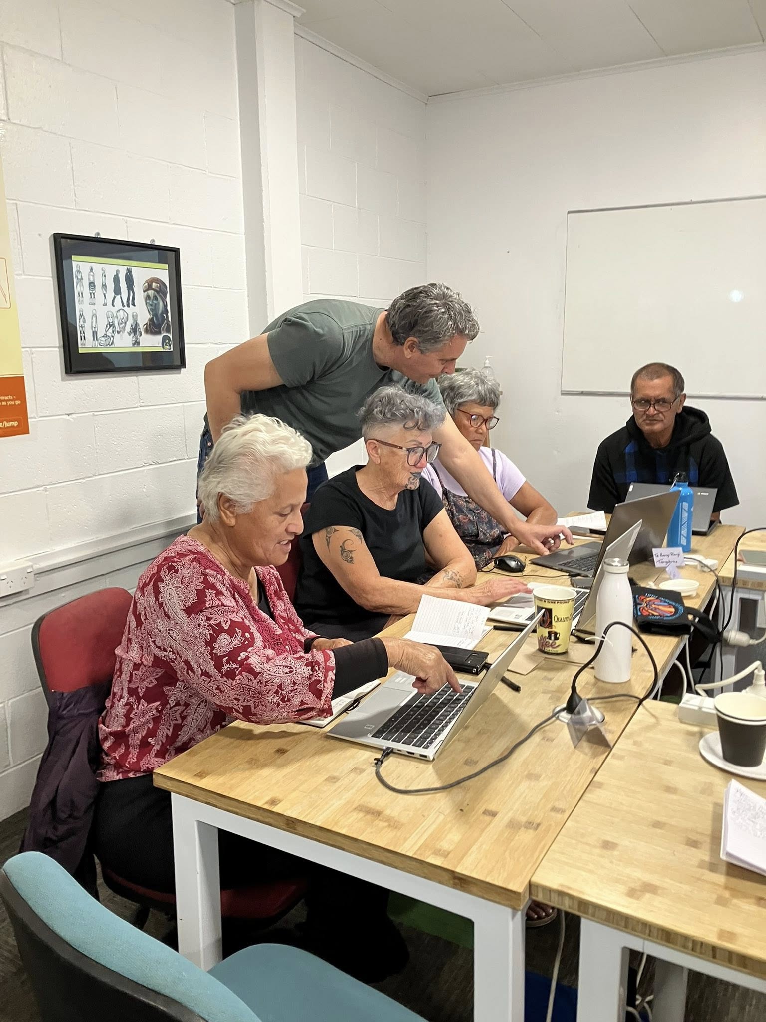 Laptop support during class